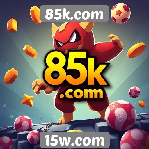 Variedade de jogos disponíveis no site 85k.com